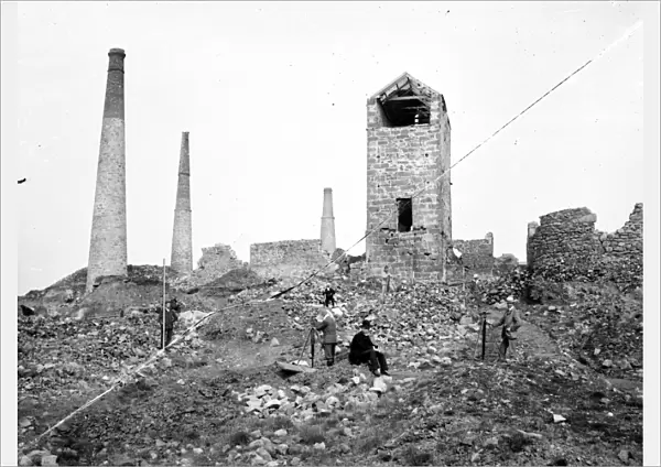 Botallack mine, St Just in Penwith, Cornwall. 1903