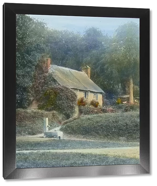 A Cornish Cottage, unidentified location, Cornwall. Around 1925