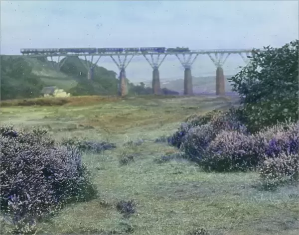 Carnon Viaduct, Perranwell, Cornwall. Around 1925