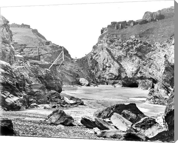 Tintagel Haven, Cornwall. Early 1900s