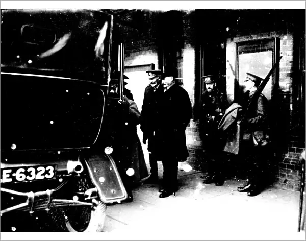 Truro railway station, Cornwall. 2nd December 1917