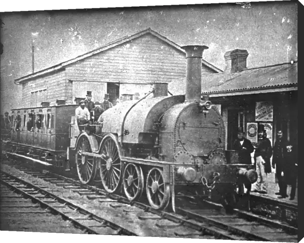 Redruth Railway Station, Cornwall, 1st March 1867