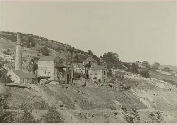 Okel Tor Mine, Calstock, Cornwall. Around 1890