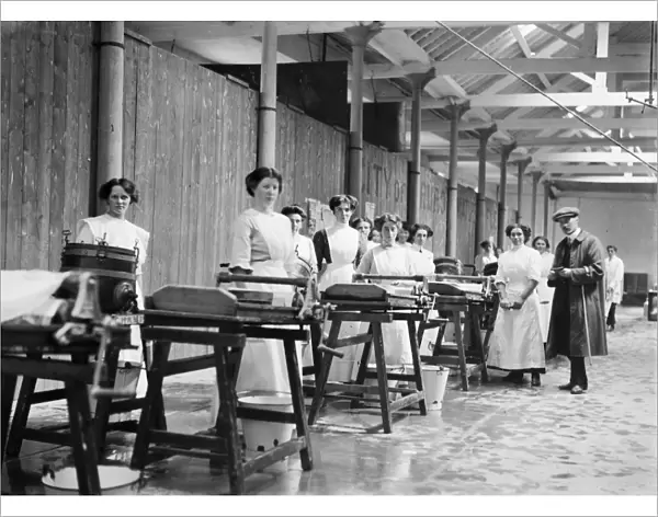 The Cornwall County Council Dairy School, Truro. Around 1920