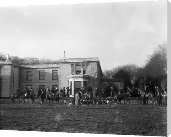 Scorrier House, Gwennap, Cornwall. Before 1908