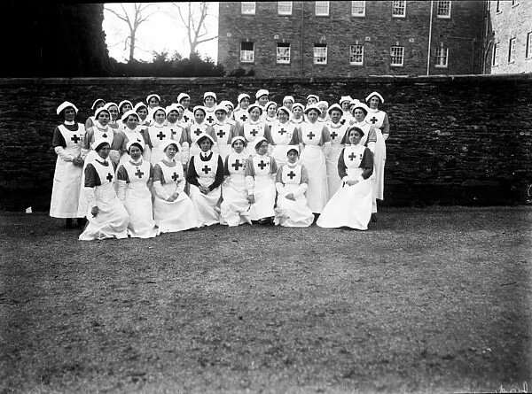 Auxiliary Naval Hospital, Tregolls Road, Truro, Cornwall. Probably 18th January 1916