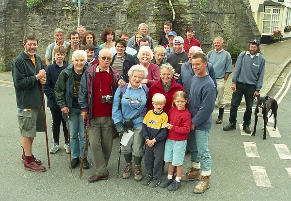 Beating the Bounds, Lostwithiel, Cornwall. May 2000