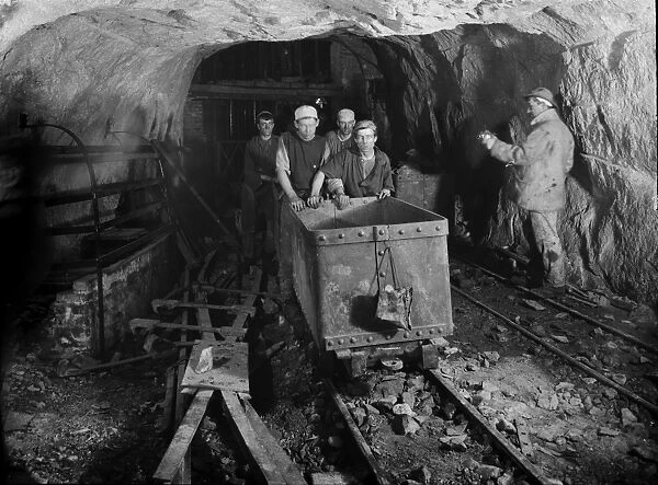 Dolcoath Mine, Camborne, Cornwall. Around 1900