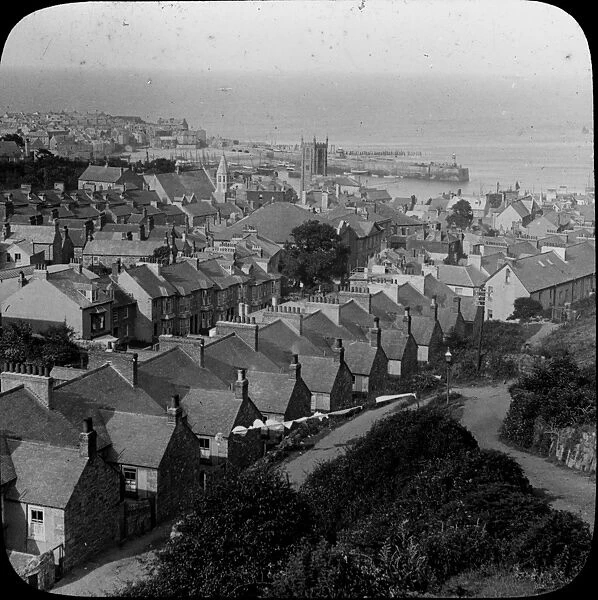 General view over the town, St Ives, Cornwall, 1890s
