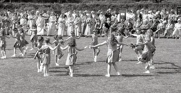Gorsedh Kernow Bardic ceremony, Lostwithiel, Cornwall. September 1989