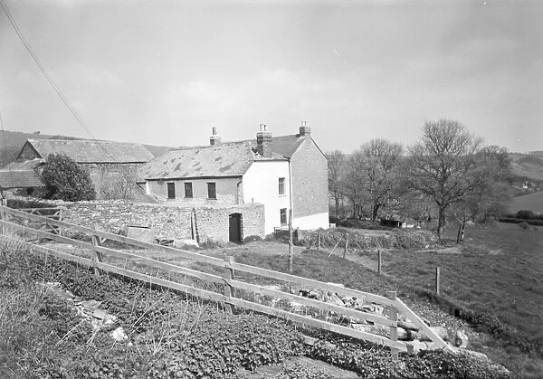Trehill farmhouse, Rame, Cornwall. 1962