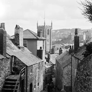 Barnoon Hill, St Ives, Cornwall. 1900