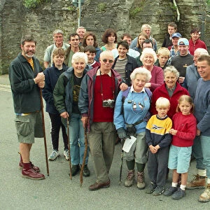 Beating the Bounds, Lostwithiel, Cornwall. May 2000