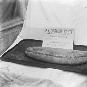 Cornish Pasty for a soldier. Probably 1916