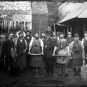 Cunnacks Tannery, Helston, Cornwall. October 1883