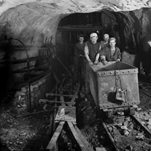 Dolcoath Mine, Camborne, Cornwall. Around 1900