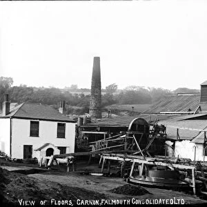 Falmouth Consolidated Mines, Wheal Jane, Kea, Cornwall. Around 1908