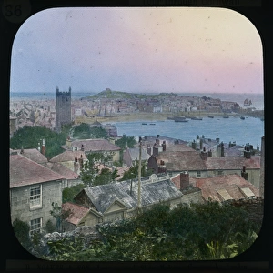 General view over the town, St Ives, Cornwall, 1894