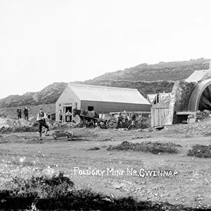 Gwennap United Mines, Poldory, Gwennap, Cornwall. Possibly 1923