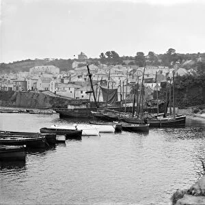 The harbour, Newlyn, Cornwall. 1900s