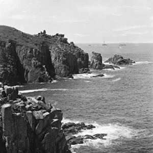 Longships and Lands End, Cornwall. 1903
