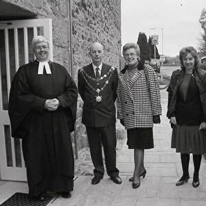 Methodist Church Opening, North Street, Lostwithiel, Cornwall. February 1993