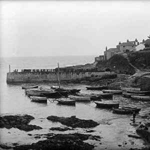 Portscatho harbour, Gerrans, Cornwall. 1901