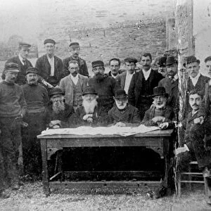 The Riots Group Committee, Newquay, Cornwall. 1897