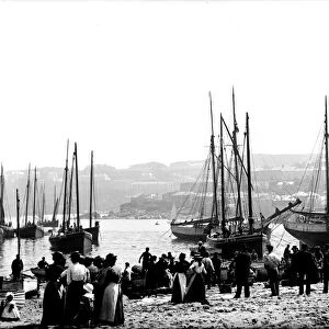 St Ives harbour, Cornwall. 1903