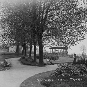 Victoria Gardens, Truro, Cornwall. Early 1900s