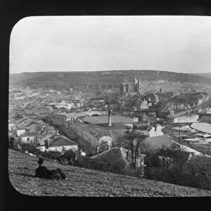 A view of Truro, Cornwall from Poltisco. Around 1890
