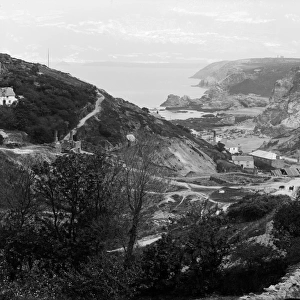 Wheal Friendly Mine, Trevaunance Cove, St Agnes, Cornwall. 1895