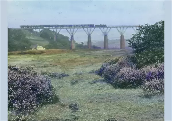 Carnon Viaduct, Perranwell, Cornwall. Around 1925