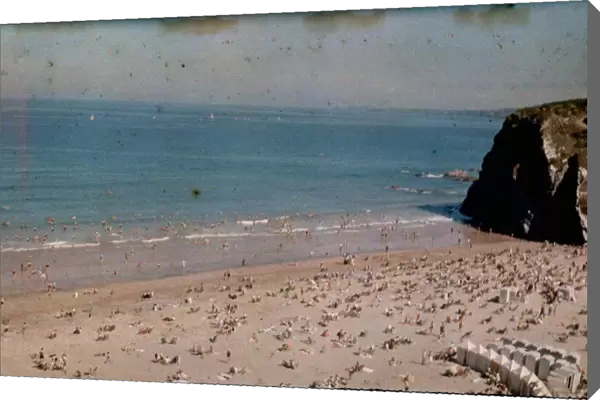 View of Newquay, Cornwall. Around 1925