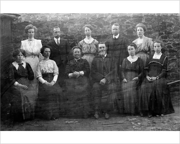 Hawking Family, Bude, Cornwall. Early 1900s