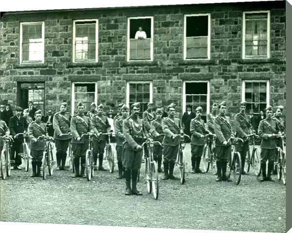 Cyclists in Camborne. Early 1900s
