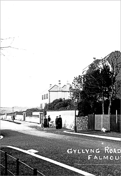Gyllyng Road, Falmouth Cornwall. Early 1900s