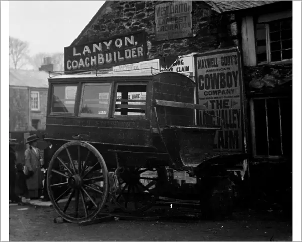 Lanyon Coach builders, Falmouth Road, Redruth, Cornwall. 1904