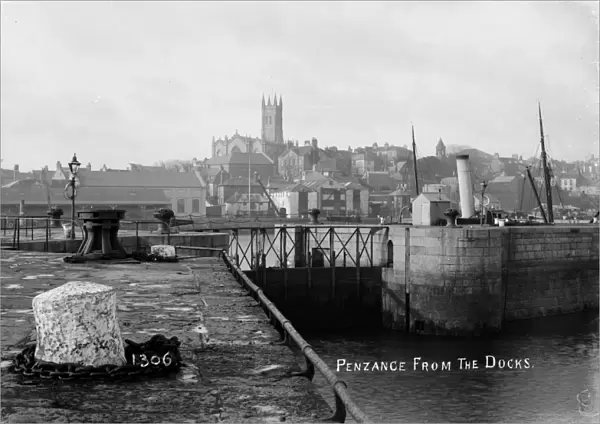 The Harbour, Penzance, Cornwall. 1900s