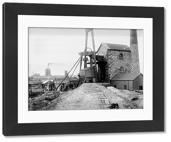 Goolds Shaft, Wheal Grenville Mine, Camborne, Cornwall. 1911