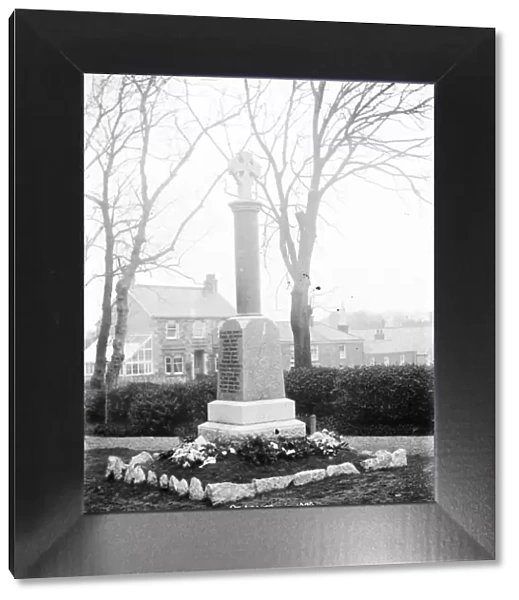 War Memorial, St Agnes, Cornwall. Around 1920