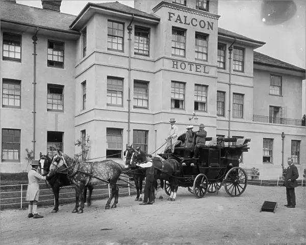 Falcon Hotel, Bude, Cornwall. Early 1900s