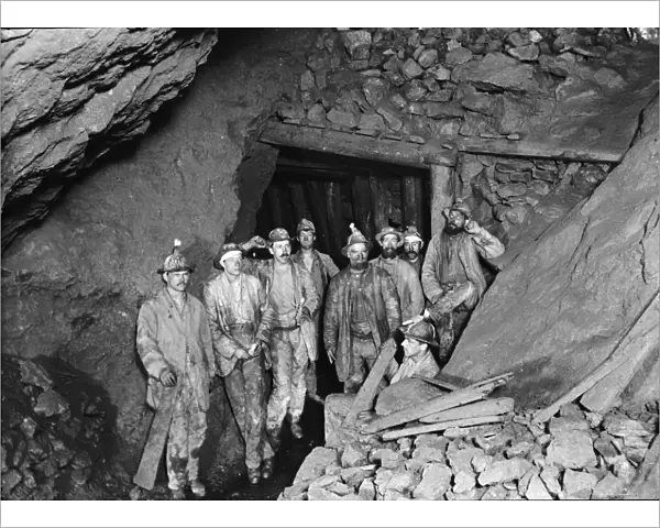 Blue Hills Mine, St Agnes, Cornwall. 1893