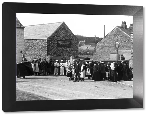 The Obby Oss, New Street, Padstow, Cornwall. 1900s