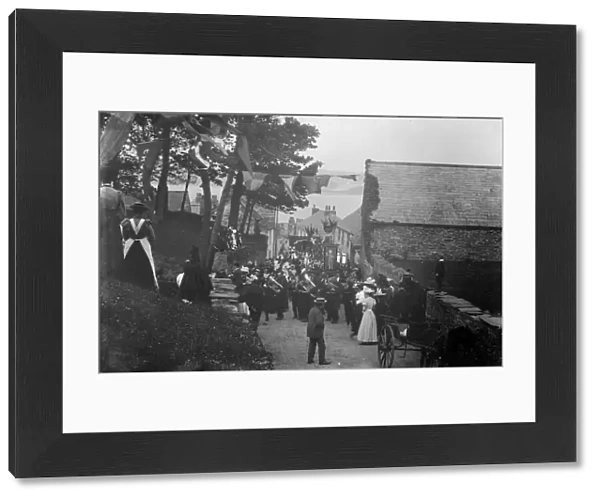 Fentonluna Lane, Padstow, Cornwall. Early 1900s