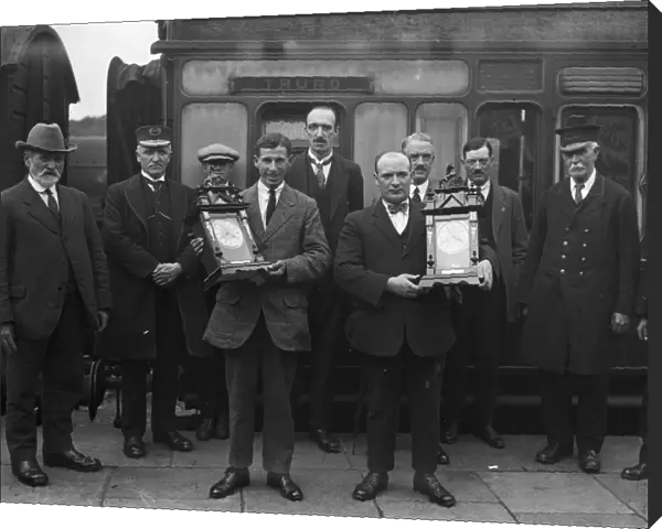 Truro railway station, Cornwall. 21st August 1924