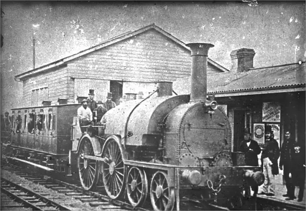 Redruth Railway Station, Cornwall, 1st March 1867