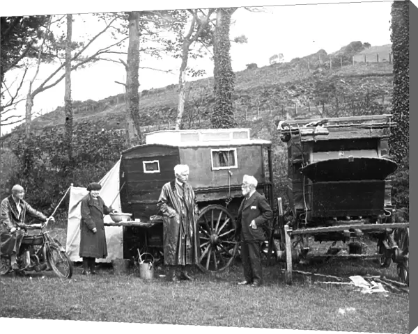 Miss Treseders caravan, Cornwall. 1920s