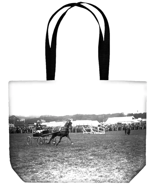 Trotting event, Royal Cornwall Show, Camborne, Cornwall. 1923 or 1927
