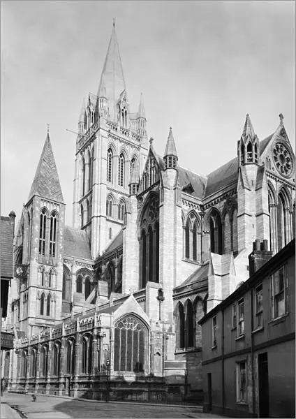 The Cathedral, Truro, Cornwall. Between 1903-1909